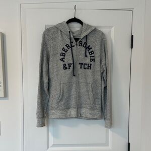 Abercrombie & Fitch Heather Gray Hoodie